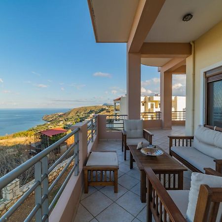 Deluxe Villa Kamba With Sea View Aptera Exterior foto